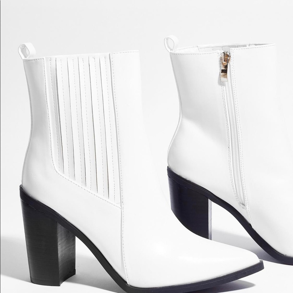 Nasty Gal West Buds Faux Leather Boots
